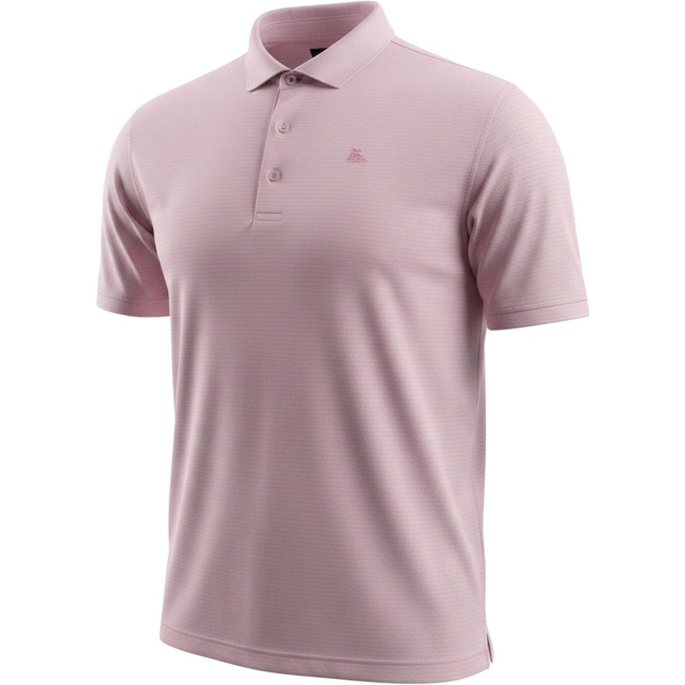 Turtleson Polo Shirt Mens XL Pink Geometric The Landings Golf Club Savannah GA
